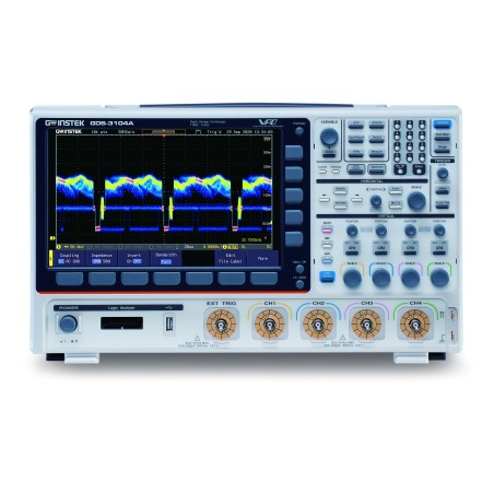 GDS-3000A Series - Oscilloscope 350/650/1000 MHz, 2/4 voies
Vue de face, modèle 4 voies