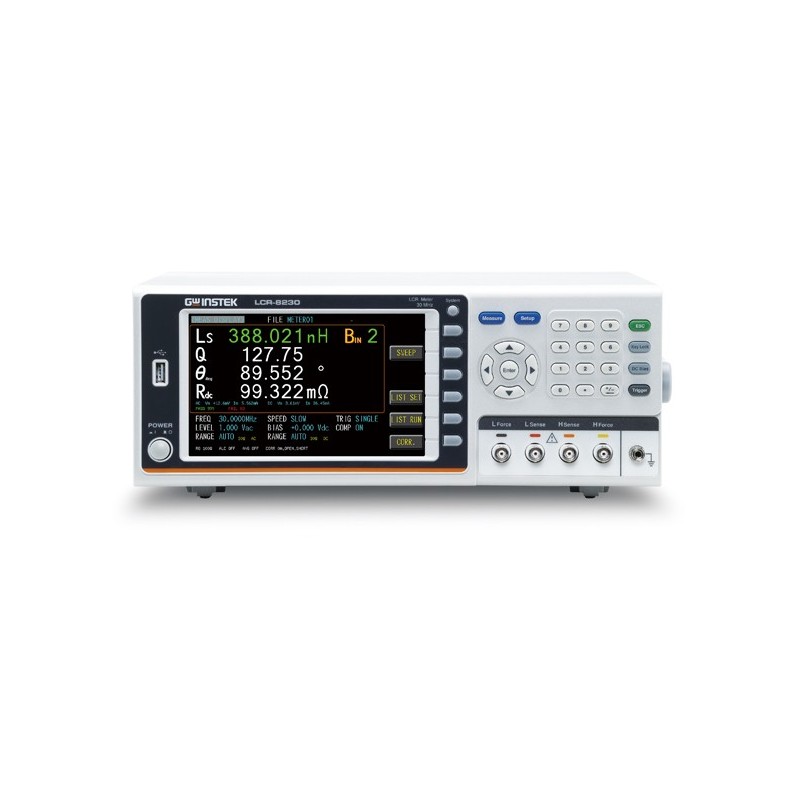 LCR-8200(A) – High-Frequency LCR Meter
Front view