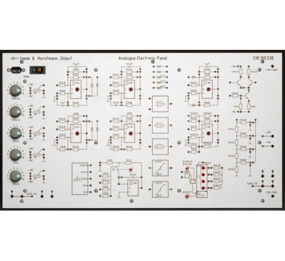 Operational Amplifier Training Module μA741 – Educational Electronics Lab System