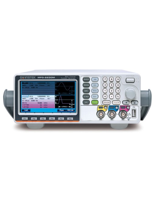 MFG-2230M Générateur de fonctions 1 µHz ~ 30 MHz, 2 voies, Générateur d'impulsion 25 MHz