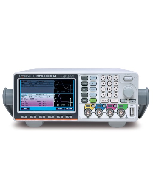 MFG-2220HM Générateur de fonctions 1 µHz ~ 200 MHz, 2 voies, Générateur d'impulsion 25 MHz