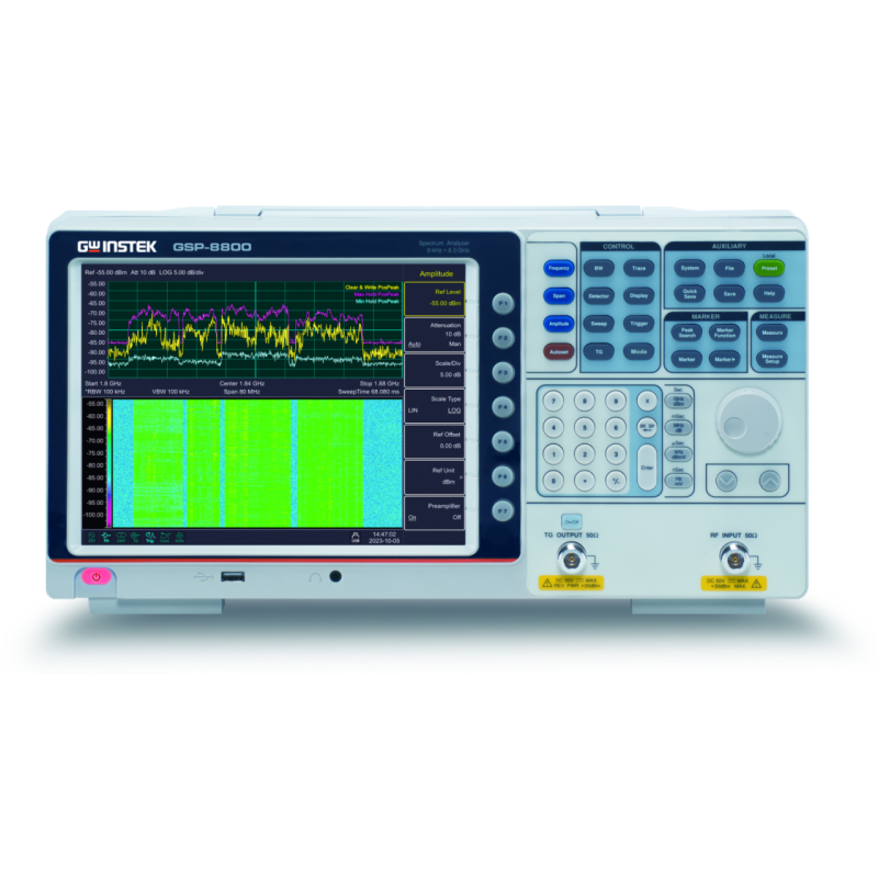 GSP-8000 Series - Spectrum Analyzer
Front vue