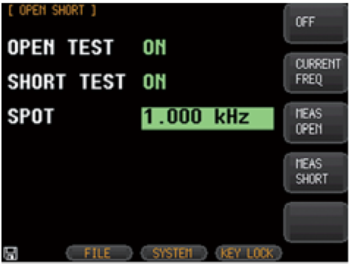 GW Instek LCR-6000 Series -Zeroing-method