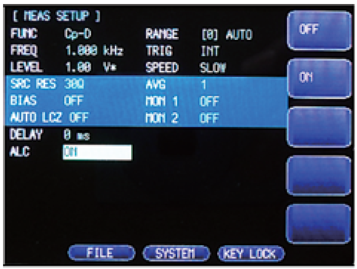 GW Instek LCR-6000 Series -Automatic-level-control