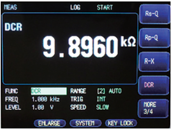 GW Instek LCR-6000 Series -DC-resistance-measurement