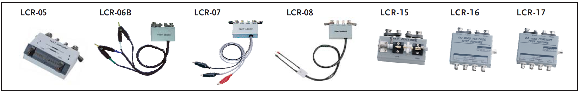 GW Instek LCR-6000 Series -Accessoires